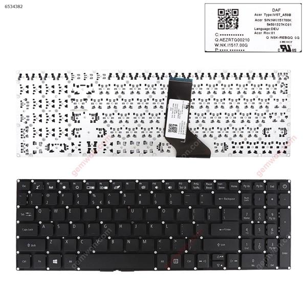 ACER Aspire 3 A315-41 A315-41-R7V9 A315-41-R23T A315-41G-R9S0 A315-32 A315-33 A315-53G A715-72G A717-72G A315-51 A315-51G A515-51G A517-51G A315-21 A315-21G-99N8BLACK（WIN8） US NKI151700K 54501327KC01 REBGQ Laptop Keyboard (OEM-B)