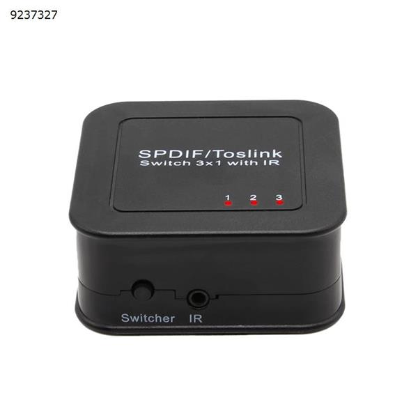 SPDIF/TosLink 3X1 Optical Audio Switcher Audio & Video Converter SW301AD