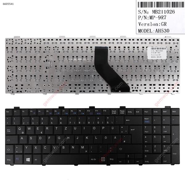 FUJITSU Lifebook A530 AH530 AH531 NH751 BLACK (  BLACK clasp  ， Without foil) OEM GR CP478133-02 Laptop Keyboard (OEM-B)