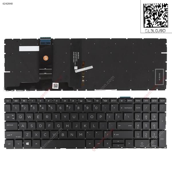 HP ProBook 450 G8 455 G8 Series BLACK With Backlit Board(win8) US M21742-001 HSN-Q27C-5 Laptop Keyboard (OEM-A)