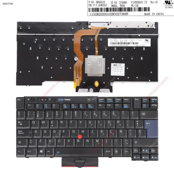 ThinkPad T400S T410 T410I T410S T420 X220 BLACK OEM SP 0B35510 04W2557 PE84 Laptop Keyboard (OEM-A)