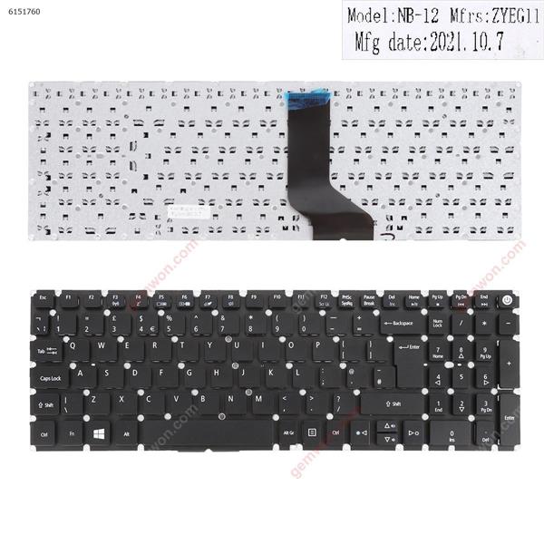 Acer Aspire E5-722 E5-772 V3-574G E5-573T E5-573 E5-573G E5-573T E5-532G BLACK (Win 8) UK N/A Laptop Keyboard ()