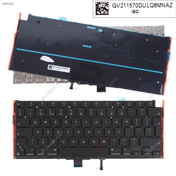 APPLE Macbook Pro A2337 BLACK (With Backlit Board) UK N/A Laptop Keyboard ()