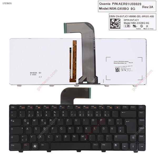 DELL XPS L502 New Inspiron 14R/Inspiron N4110 M4110 N4050 M4040 N411Z GLOSSY FRAME BLACK(Backlit) GR AER01U00020 NSK-DX0BQ 0G Laptop Keyboard (OEM-B)