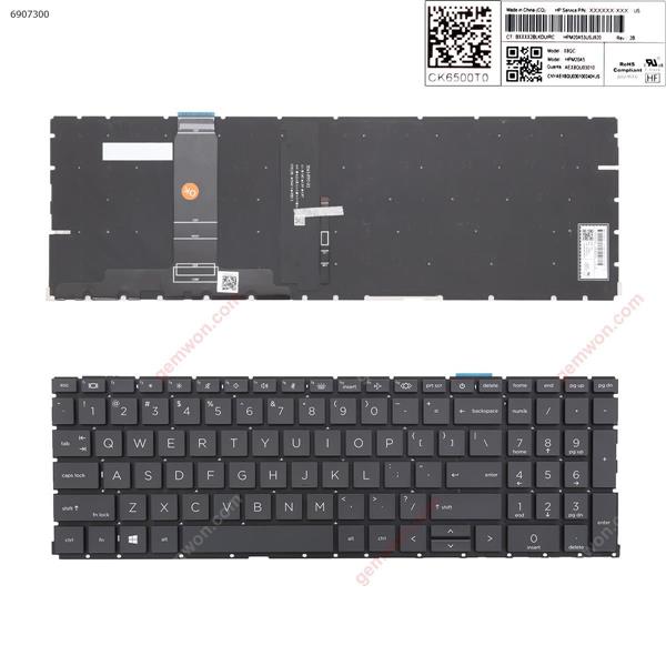 HP ProBook 450 G8 455 G8 Series BLACK With Backlit Board(win8) Version2 US N/A Laptop Keyboard (OEM-A)