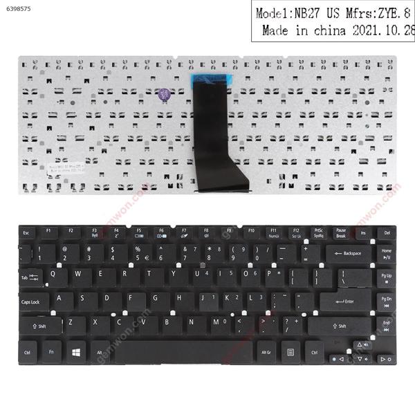 ACER AS3830T BLACK WIN8 OEM US ZY-NB27   LA-017 Laptop Keyboard (OEM-B)