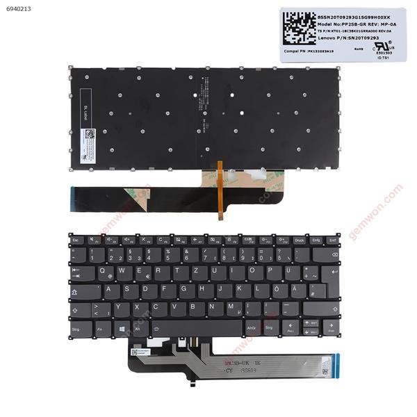 LENOVO  Lenovo Yoga 530-14IKB (81EK)  (81FQ)  Serie  Flex 6-14IKB (81EM)  GRAY （Backlit WIN8） GR PP258-GR SN20T09293 Laptop Keyboard (Original)