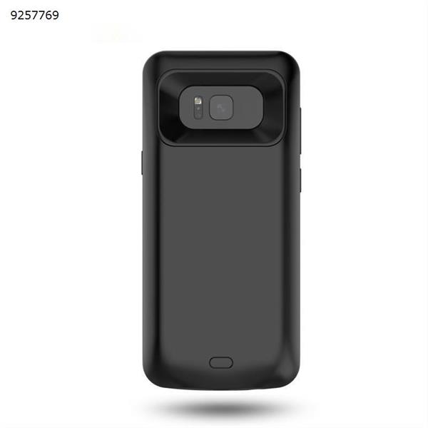 Suitable for Samsung S8 mobile back clip battery power bank large capacity 5000mah black Charger & Data Cable S8