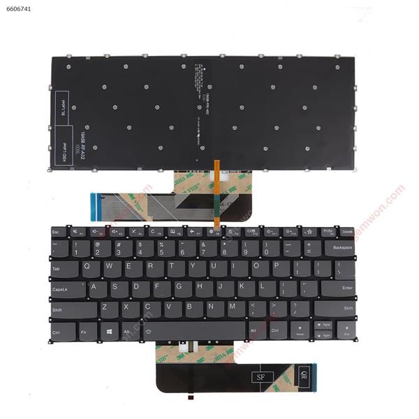 LENOVO IdeaPad S340-13IML GRAY （Backlit WIN8） US N/A Laptop Keyboard (Original)