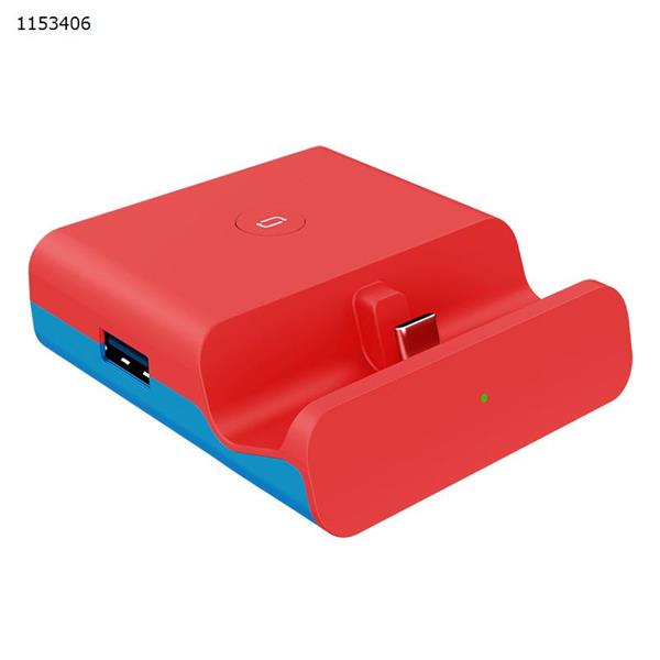 Switch video converter HDMI transfer TV TV base NS portable type-c charging base red Charger & Data Cable NS06
