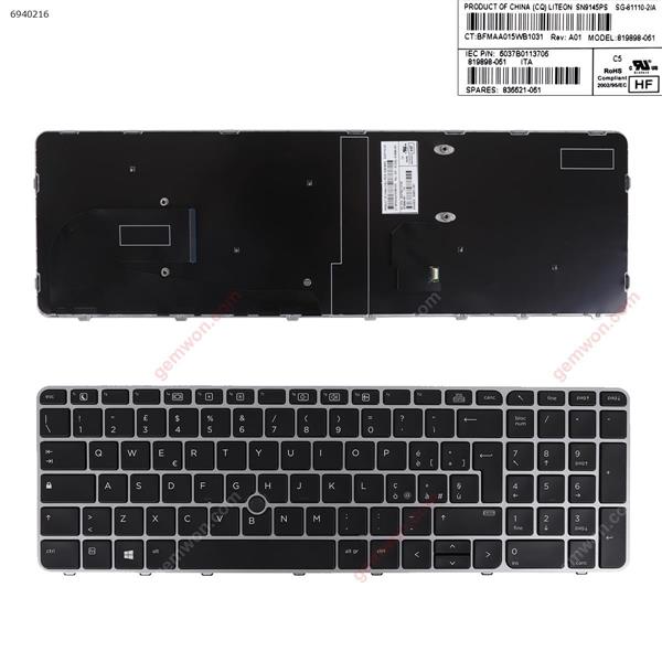 HP EliteBook 755 G3 850 G3 850 G4 ZBook 15u G3 G4 SILVER FRAME BLACK (with point,Win8) IT BFMAA015WB1016 819898061 6037B0113706 Laptop Keyboard (Original)