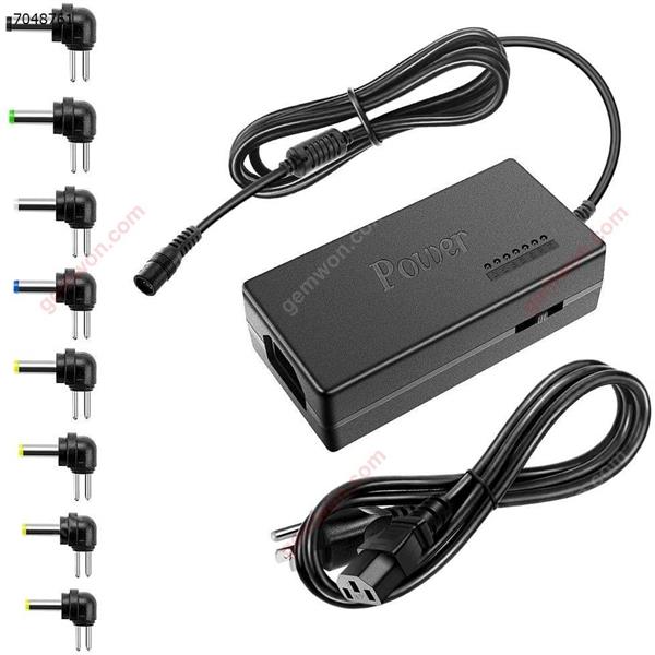 12~24V Notebook Universal Multifunctional Charger Adjustable Power Adapter 96w 8 Elbows Black EU Laptop Adapter N/A