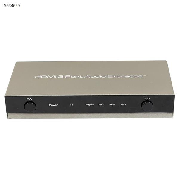 HDMI switcher 3 in 1 out with audio separation HD screen splitter ultra-clear 4K with remote control HD831 Network HD831