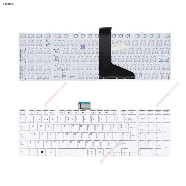 TOSHIBA L850 WHITE FRAME WHITE(For Win8 OS) SP TVBSU 9Z.N7USU-B0S 0KN0-ZW3SP23 Laptop Keyboard (OEM-B)