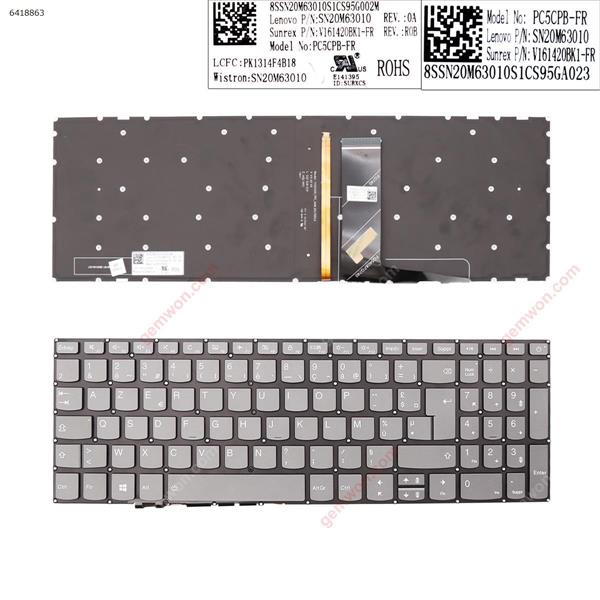 Lenovo IdeaPad 320-15ABR 320-15IAP 320-15AST 320-15IKB 320-15ISK GRAY Backlit win8 FR PC5CPB SN20M63010 V161420BK1 Laptop Keyboard (Original)