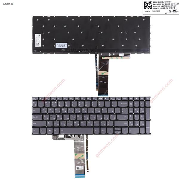 Lenovo Ideapad 5-15IIL05 15ARE05 15ITL05 5-15ALC05 GRAY Backlit RU PC4SB P/N 9Z.NDUBN.B1N SN20M61485 Laptop Keyboard (Original)