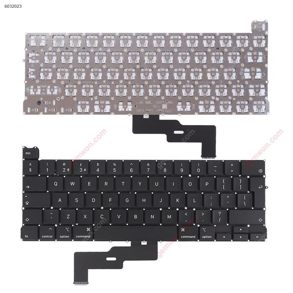 APPLE Macbook Pro A2289 BLACK(without Backlit) UK N/A Laptop Keyboard (OEM-A)