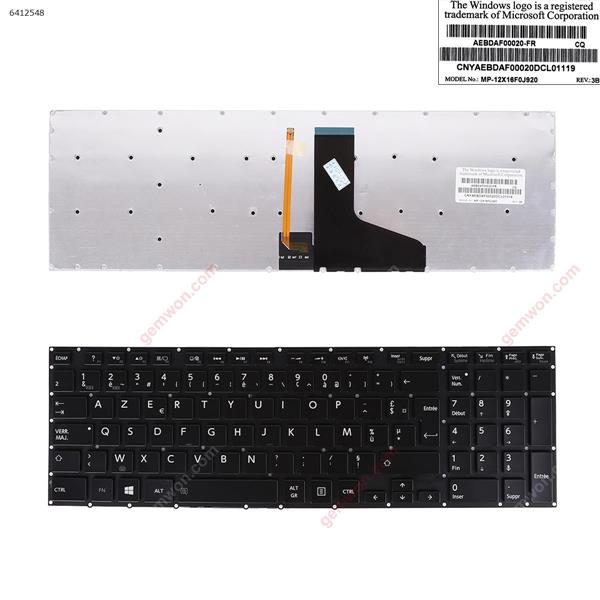 TOSHIBA Satellite P50-A P50T-A P55-A P55T-A BLACK  ( Blacklit  ) FR AEBDAF00210-FR V138146NK1 Laptop Keyboard (A+)