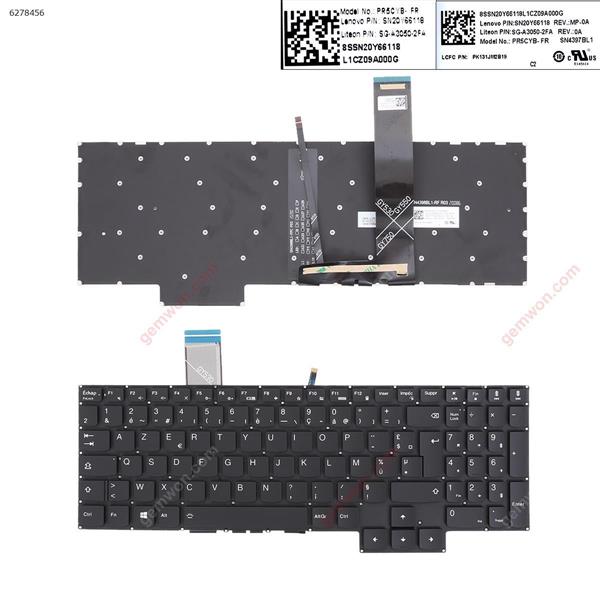  Lenovo Legion Y7000 2020 R7000 2020 Y7000P R7000P 2020 BLACK(Backlit,Without FRAME,For Win8)  FR N/A Laptop Keyboard (Original)