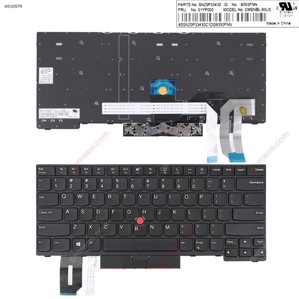 Lenovo ThinkPad T14 Gen 1 2020 20S1 20S2 S0S3 BLACK (with point stick For Win8)OEM  US CMSNBL-83US PK131J52800 Laptop Keyboard (OEM-A)