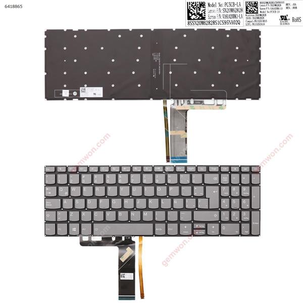 Lenovo IdeaPad 720s-15isk 720s-15ikb v330-15ikb v330-15isk GRAY Backlit win8  LA V161420DK1 Laptop Keyboard (Original)