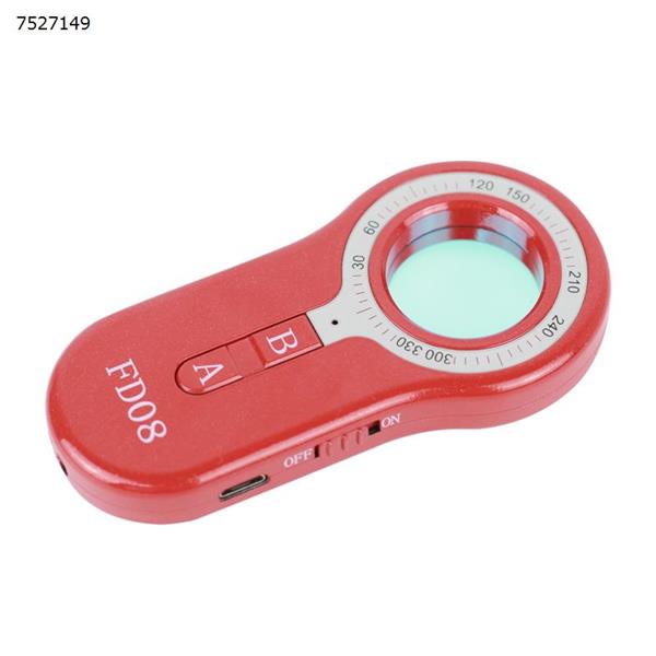 Anti-sneak shooting detector infrared strobe hotel and hotel travel anti-sneak shooting camera multi-function detector FD08 red Other FD08