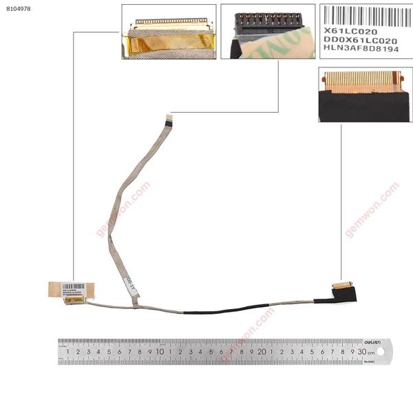 HP 430 G3 435 G3,Without Touch  LCD/LED Cable DD0X61LC020