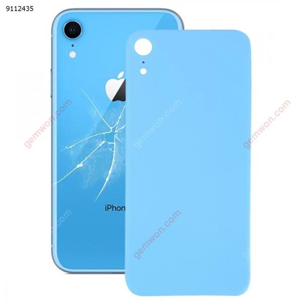 Easy Replacement Big Camera Hole Glass Back Battery Cover with Adhesive for iPhone XR(Blue) iPhone Replacement Parts Apple iPhone XR