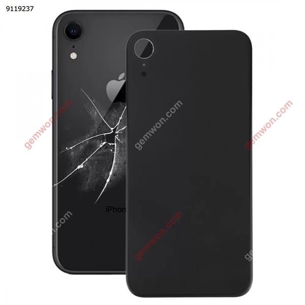 Easy Replacement Big Camera Hole Glass Rear Back Battery Cover with Adhesive for iPhone XR Black iPhone Replacement Parts iPhone XR Parts