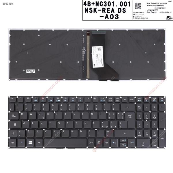 Acer Aspire E5-722 E5-772 V3-574G E5-573T E5-573 E5-573G E5-573T E5-532G BLACK (Win 8,Backlit) IT 9Z.NC3SW.10S RE1SW 0S Laptop Keyboard (OEM-B)