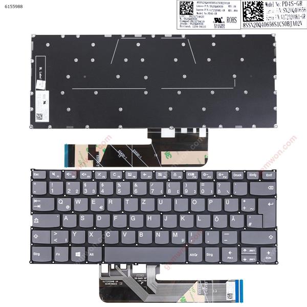 IBM Lenovo Yoga 530-14IKB 530-14ARR 730-13ikb 730-13iwl 730-15ikb 730-15iwl GRAY （without frame ，win8） GR N/A Laptop Keyboard (Original)