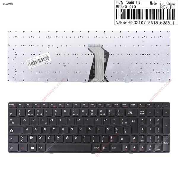 LENOVO G500 G505 G510 BLACK FRAME BLACK(For Win8,OEM) FR N/A Laptop Keyboard (OEM-B)
