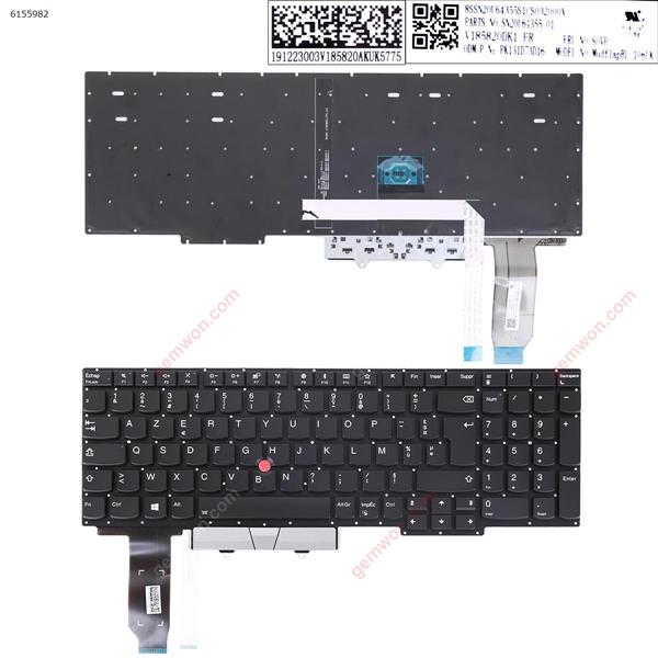 Lenovo Thinkpad E15 (2020 year) Backlit (With Point Stick Left and Right buttons is Silver For Win8) ☞	 FR MUDFLAPBL-106UK      PK131D73D16 Laptop Keyboard (Original)