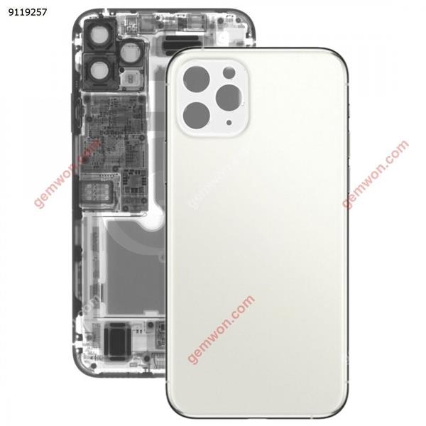 Glass Battery Back Cover for iPhone 11 Pro Max White Replacement Parts iPhone Replacement Parts iPhone 11 Pro Max Parts