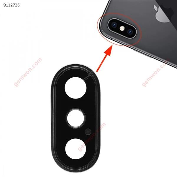 Back Camera Bezel with Lens Cover for iPhone XS / XS Max (White) iPhone Replacement Parts Apple iPhone XS