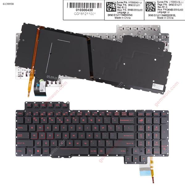 Asus Rog G752 G752VL G752VM G752VS G752VY G701VI  BLACK Backlit US SX153062AS Laptop Keyboard (A)