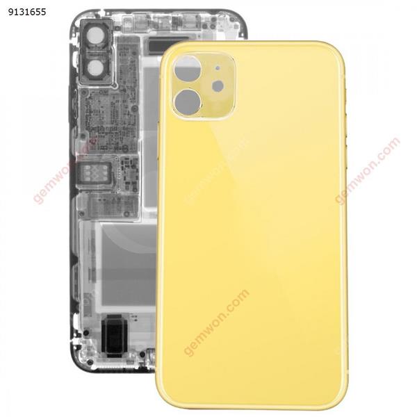 Glass Battery Back Cover for iPhone 11(Yellow) iPhone Replacement Parts Apple iPhone 11