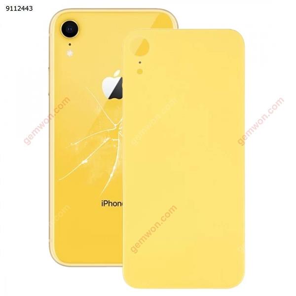Easy Replacement Big Camera Hole Glass Back Battery Cover with Adhesive for iPhone XR(Yellow) iPhone Replacement Parts Apple iPhone XR