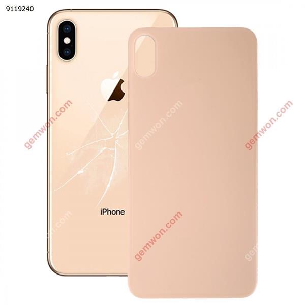 Easy Replacement Big Camera Hole Glass Rear Back Battery Cover with Adhesive for iPhone XS Max Gold iPhone Replacement Parts iPhone XS MAX Parts