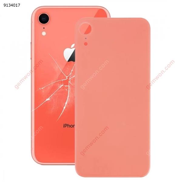 Easy Replacement Big Camera Hole Glass Back Battery Cover with Adhesive for iPhone XR(Coral) iPhone Replacement Parts Apple iPhone XR