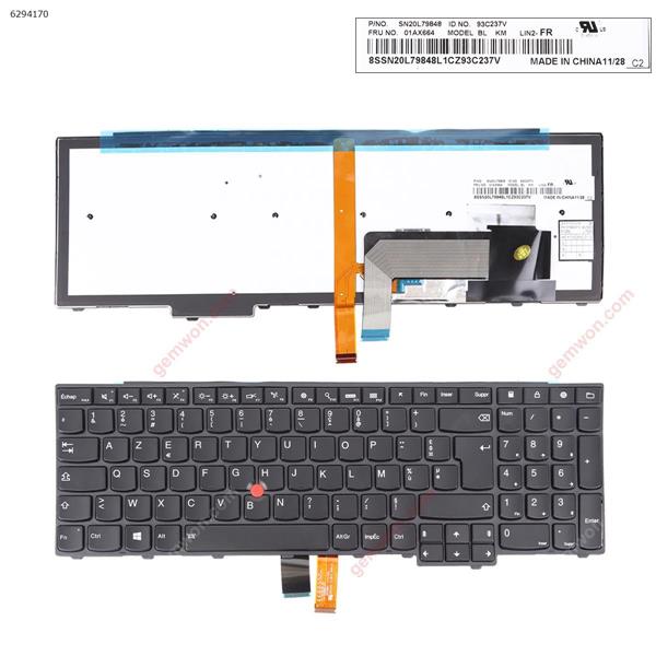 ThinkPad E531 T540 BLACK ( Backlit , with point stick ,For Win8) OEM  FR N/A Laptop Keyboard (OEM-A)