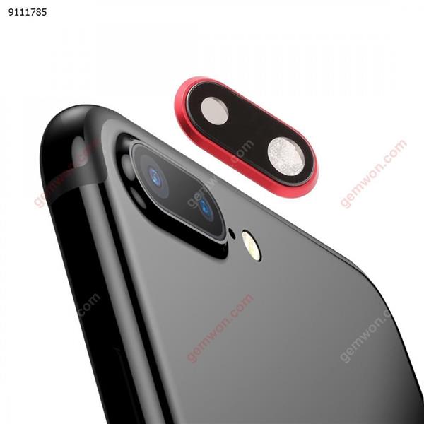 Back Camera Bezel with Lens Cover for iPhone 8 Plus (Red) iPhone Replacement Parts Apple iPhone 8 Plus
