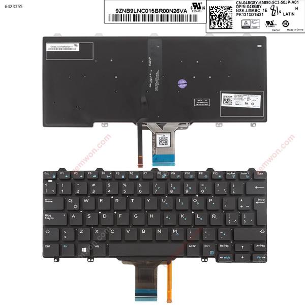DELL Latitude E7250 BLACK (Backlit,For Win8) LA 048G8Y  PK131O1B21 Laptop Keyboard (OEM-B)
