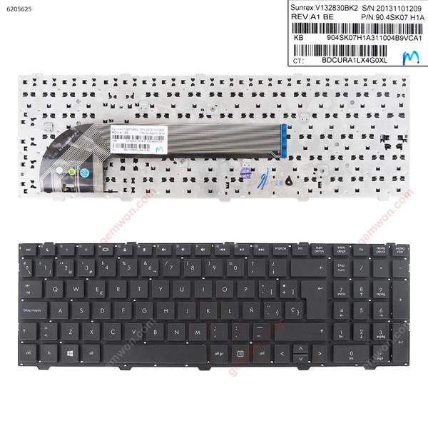 HP 4540S 4545S BLACK(without FRAME,without foil) OEM  SP 701548-DD1 Laptop Keyboard (OEM-B)