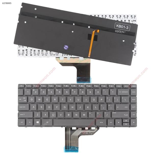 HP Spectre x360 13-4000 13-4100 13-4200 Brown(Without FRAME Backlit WIN8) US N/A Laptop Keyboard (OEM-B)