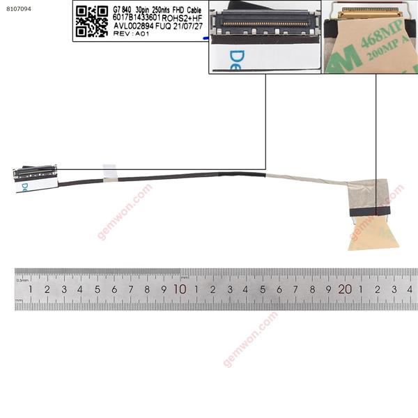 HP 840 G7 845 G7 LCD Cable. LCD/LED Cable 6017B1433601