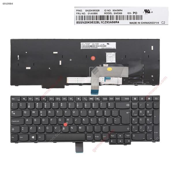 Thinkpad E555 E550 BLACK FRAME BLACK( ( with point stick,WIN8）OEM  PO SN5369  SN20K95328 01AX890  93A56T1 Laptop Keyboard (OEM-A)