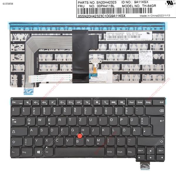 IBM ThinkPad T460P T470P BLACK FRAME BLACK (with point stick For Win8)OEM GR TH-84GR  SN20H42323  00PA411BL Laptop Keyboard ()