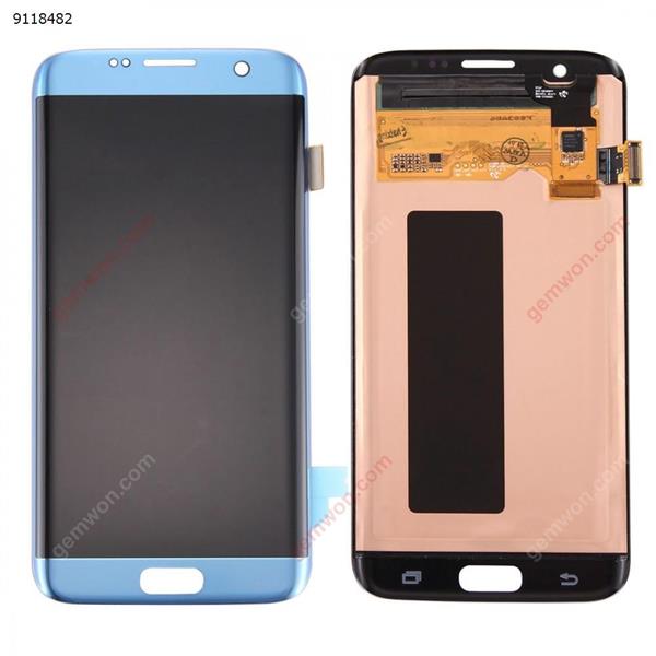 Original LCD Display + Touch Panel for Galaxy S7 Edge / G9350 / G935F / G935A / G935V(Blue) Samsung Replacement Parts Samsung Galaxy S7 Edge