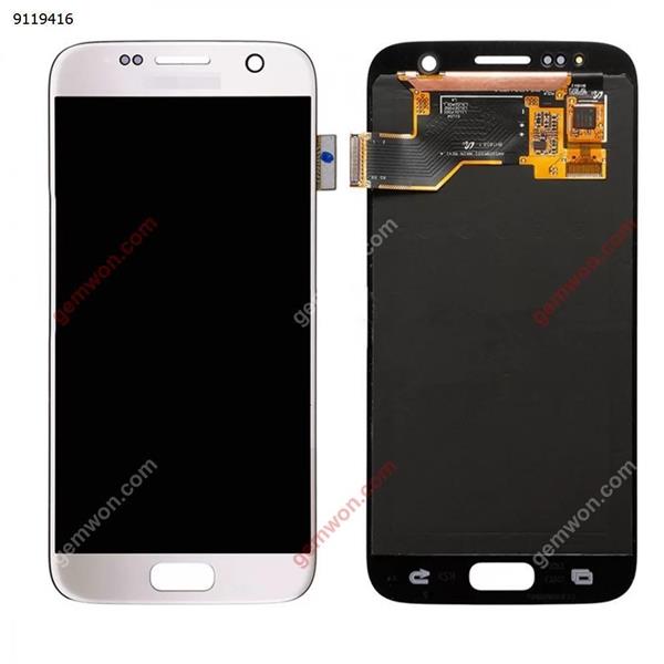 Original LCD Display + Touch Panel for Galaxy S7 / G9300 / G930F / G930A / G930V, G930FG, 930FD, G930W8, G930T, G930U(White) Samsung Replacement Parts Galaxy S7 Parts